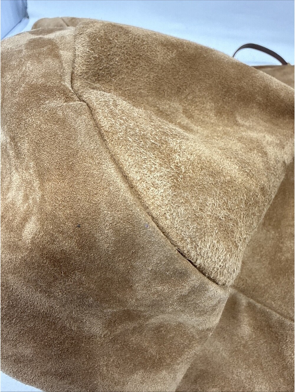 Saint Laurent YSL Maxi 4.3 JAMIE SUEDE GOLDEN LEAF COA - Picture 14 of 15